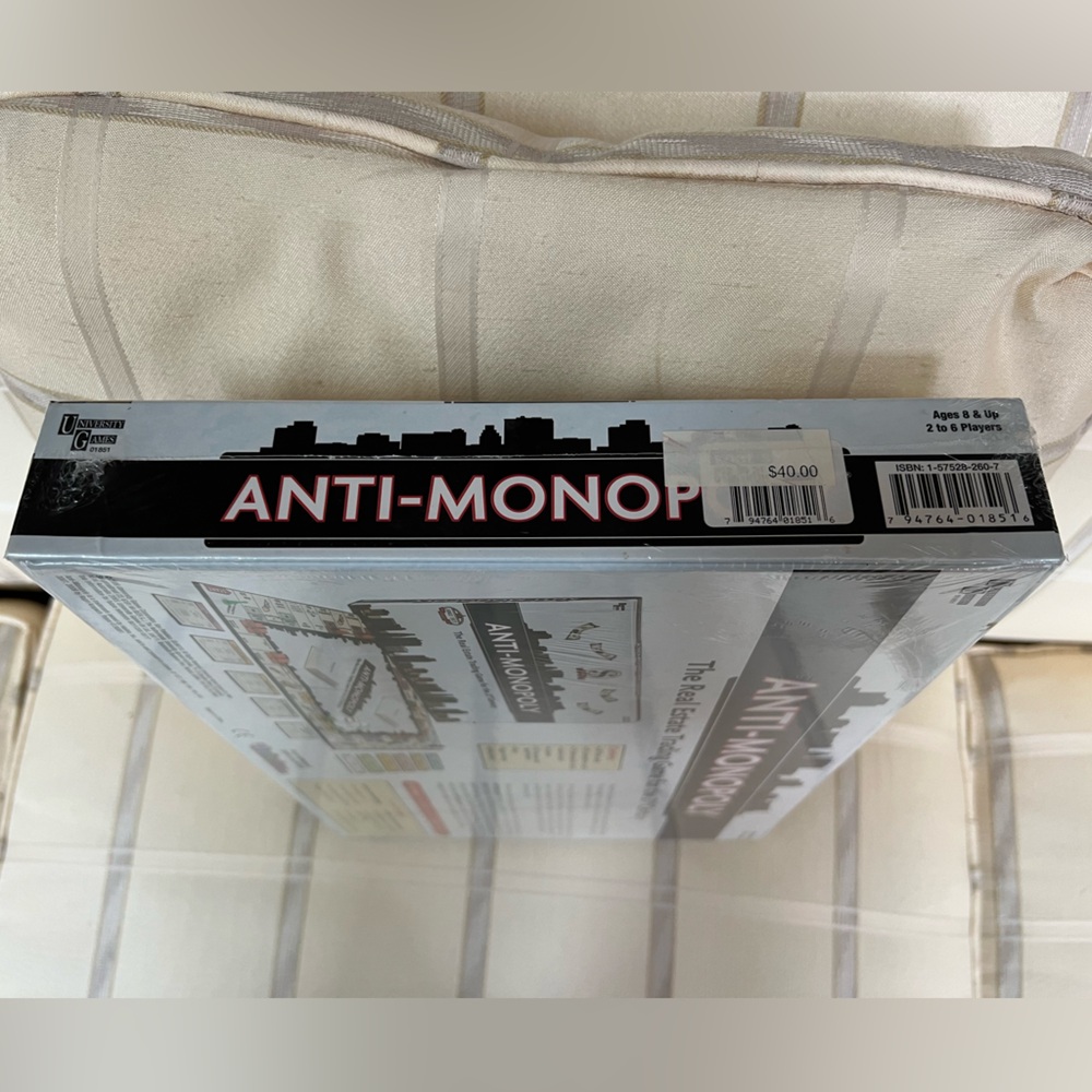 NWT Anti-Monopoly Board Game Real Estate Trading Game 2009 SEALED - Picture 4 of 6